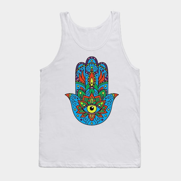 Kabbalah hand Tank Top by Ashygaru